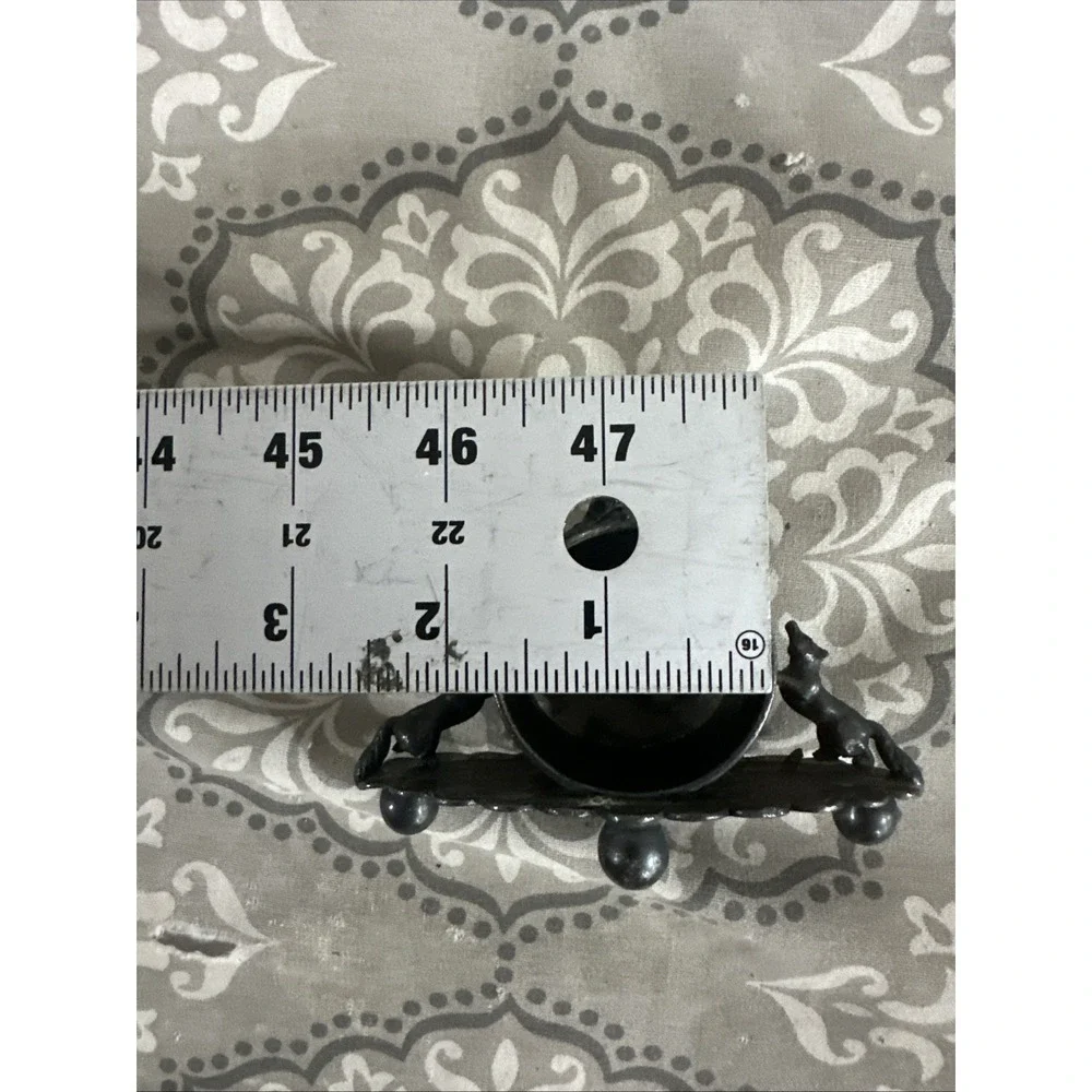 ANTIQUE VICTORIAN WILCOX SILVERPLATE NAPKIN RING FOXES